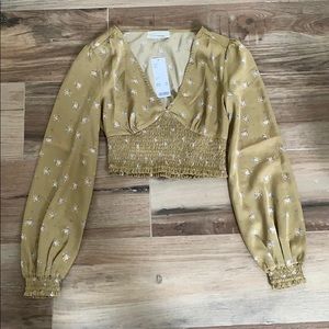 Urban Outfitters Floral Crop Top